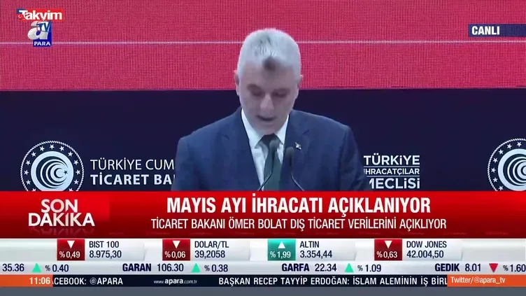 Mayıs ayı ihracatında yeni rekor - İzle