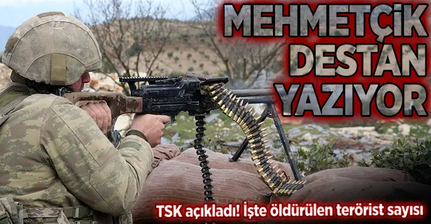 TSK açıkladı! 899 terörist öldürüldü!