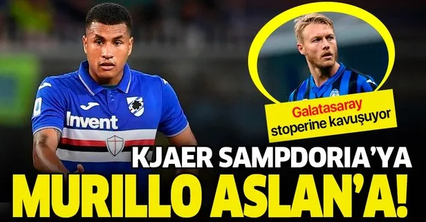 Galatasaray stoperine kavuşuyor! Kjaer Sampdoria’ya Murillo Aslan’a...