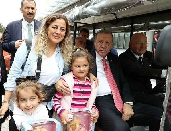 Son dakika: Başkan Erdoğan Galataport İstanbul'da incelemelerde bulundu-4