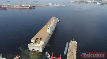 TCG Anadolu 2020’de denize iniyor! Türkiye’nin en büyük savaş gemisinin el kulağında