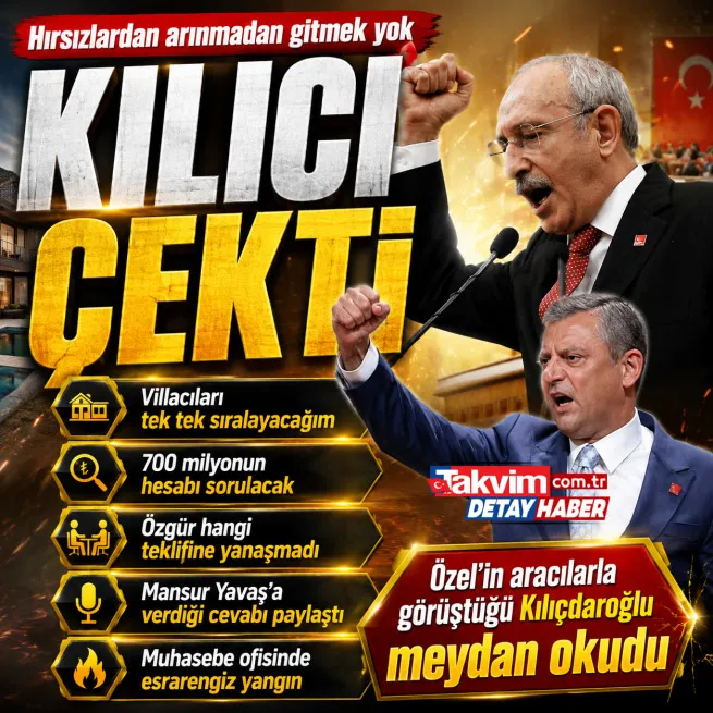 Kılıçdaroğlu’ndan kurultay resti: Partiyi hırsızlardan temizlemeden gitmek yok | Villacılar tek tek sıralanacak | Fondaşlara ambargo sitemi