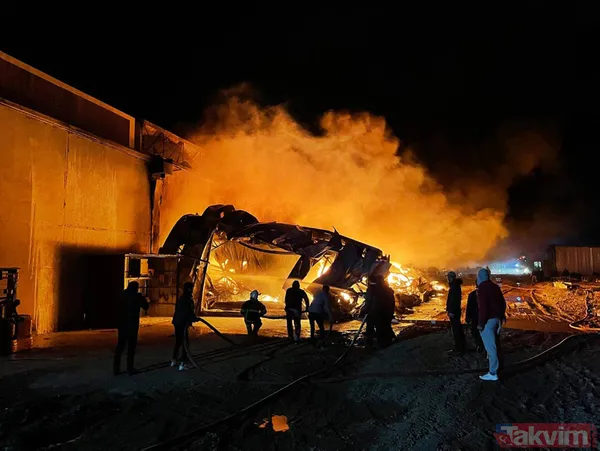 Alev alev! Düzce'de mobilya fabrikasında yangın... - 8