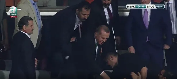 Cumhurbaşkanı Erdoğan Başakşehir maçında