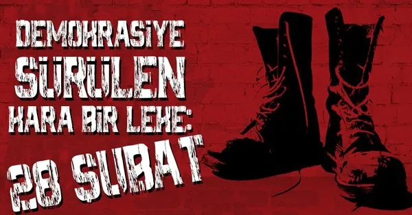 demokrasiye surulen kara leke 28 subat