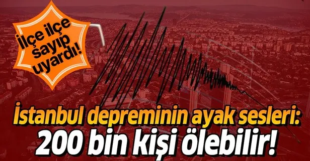 istanbul da deprem alarmi ilce ilce