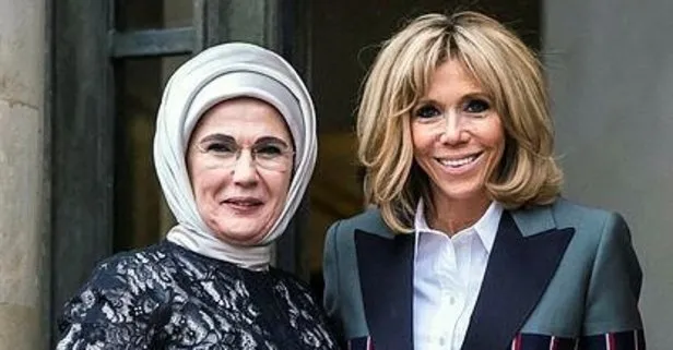 Son dakika: Emine Erdoğan, Brigitte Macron ile görüştü: Salgın sonrası İstanbul’a davet etti