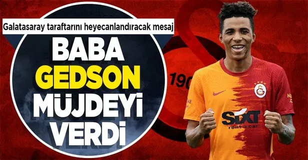 Galatasaray taraftarını heyecanlandıran baba ’Gedson’ paylaşımı!