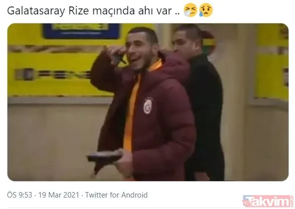 Galatasaray evinde Rizespor'a mağlup oldu sosyal medyada capsler patladı! "Yine yangınlar yine ben..." - 20