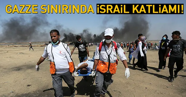 İsrail Gazze sınırında vurdu