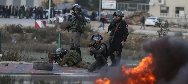 İsrail polisinden Filistinlilere saldırı