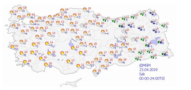 Hava durumu: Meteoroloji'den kar ve yağmur uyarısı! İşte 5 günlük hava durumu...-8