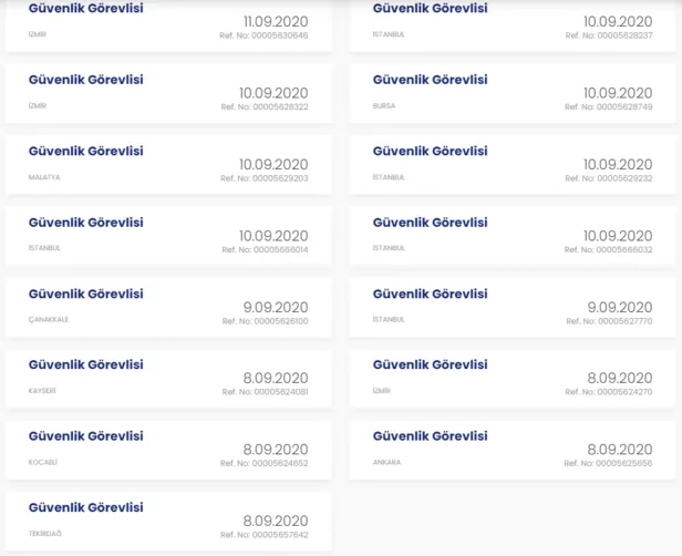 Kamyon Şoförü, Güvenlik Görevlisi, Çağrı Merkezi Personel alım başvuru şartları nedir? 9 Eylül İŞKUR başvuru iş ilanları-4