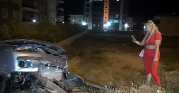 Kaza yaptı, telefona sarılıp arkadaşına anlattı!