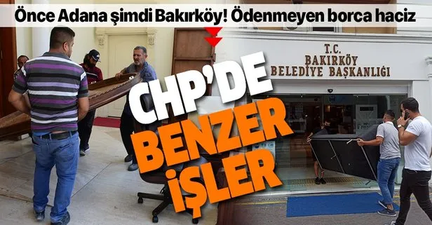 CHP’li Bakırköy Belediyesi’ne haciz şoku