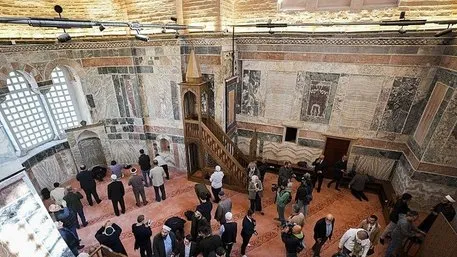 Kariye Camii’ne vatandaşlar akın etti