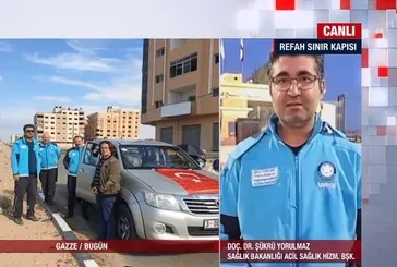 Gazze'ye giren Türk heyeti A Haber'de!