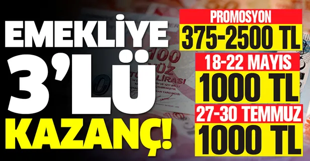 Emekliye 3’lü kazanç | 2020'de güncel emekli maaşı ne kadar olacak?