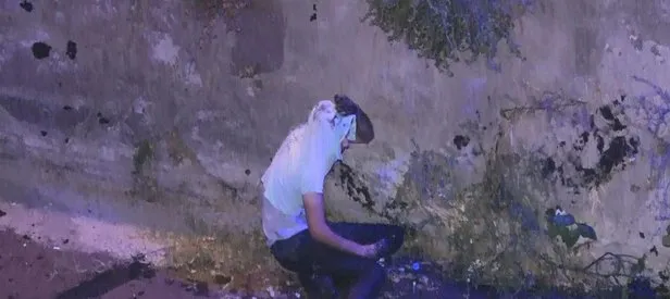 Polisten kaçarken çaya düştü