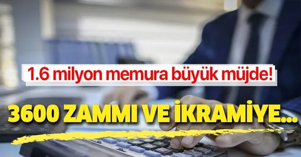 1,6 milyon memura büyük müjde! Maaşlara zam...