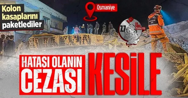 Osmaniye’de depremde yıkılan binalarda kolon kesen ve yapımda hatalı bulunan kişiler yakalandı