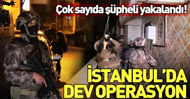 Son dakika: İstanbul’da dev uyuşturucu operasyonu