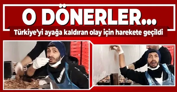 Döner işletmesinde mide bulandıran olay için harekete geçildi! İmha edilecek!