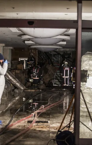 Ankara'daki yangından ilk kareler!