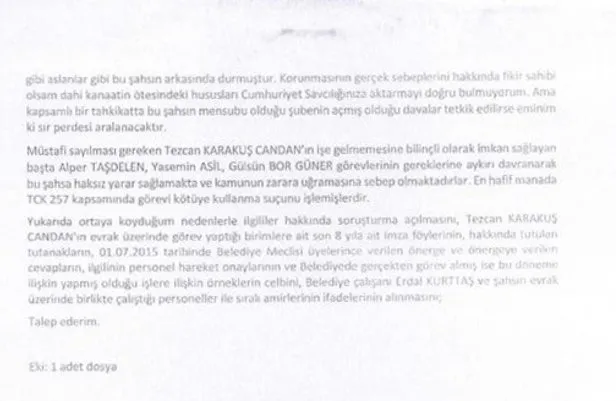 Yalan makinesi bankamatik memuru Tezcan Karakuş Candan'a soruşturma talebi-4