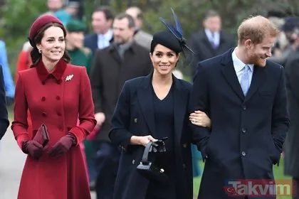 Kate Middleton ile Meghan Markle Noel kutlaması için yan yana geldiler