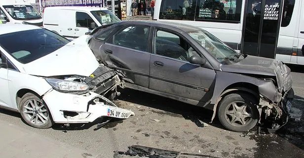 Diyarbakır’da zincirleme kaza! 4 araç birbirine girdi