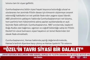 AK Parti'den Özgür Özel'e "Filistin" tepkisi