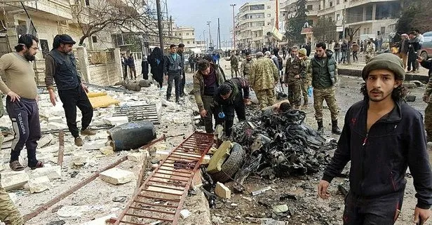 Afrin’de bomba yüklü araçla saldırı! Ölü ve yaralılar var...