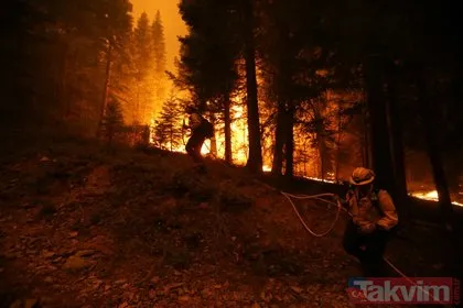 Kaliforniya’daki yangınlar haftalardır kontrol altına alınamıyor! Yerleşim yerleri tehlike altında