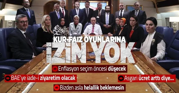 SON DAKİKA: Faiz, asgari ücret, helalleşme çağrısı, BAE ile ilişkiler... Başkan Erdoğan’dan önemli açıklamalar