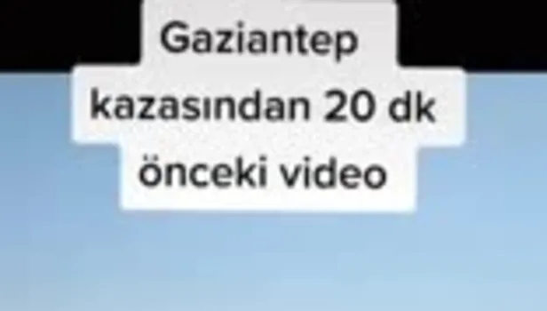 SON DAKİKA: Gaziantep'teki katliam gibi kazadan 20 dakika öncesine ait görüntüler ortaya çıktı!