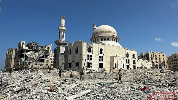 Han Yunus'tan geri acı kaldı! Soykırımcı İsrail Gazze'deki yıkımı böyle görüntülendi - 29