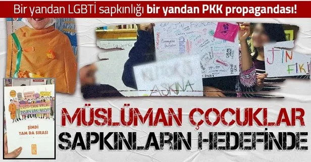 Müslüman çocuklara LGBTİ propagandası!