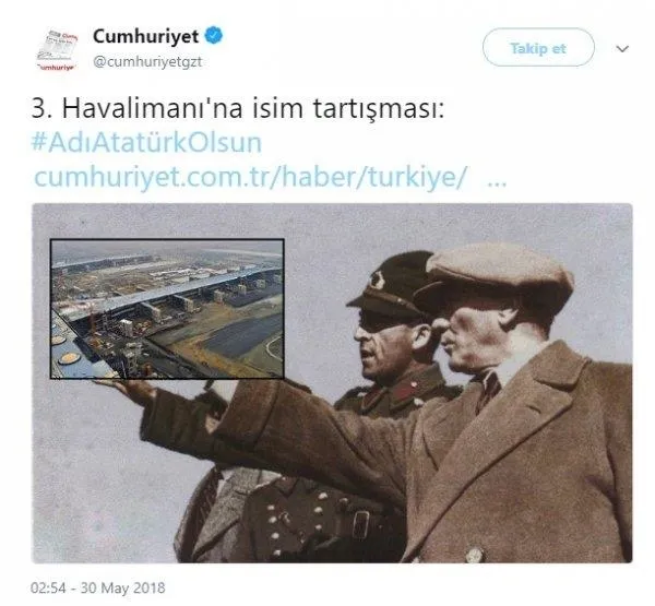 Havalimanını istemeyenler havalimanının ismini tartışıyor-1