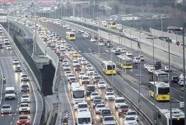 İstanbul’da trafik felç!