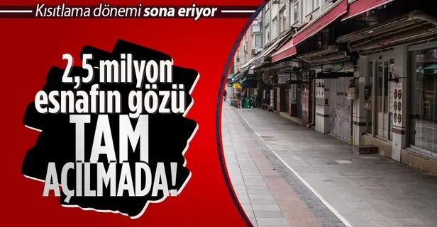 2,5 milyon esnafın gözü tam açılmada