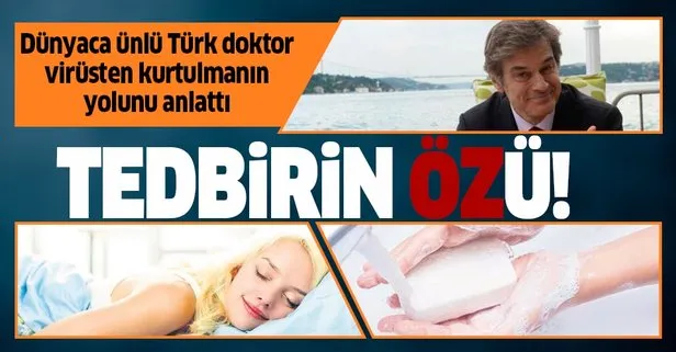Türk doktor Mehmet Öz coronavirüsten Kovid-19 kurtulmanın yolunu açıkladı!