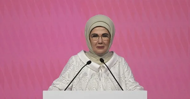 Emine Erdoğan'dan Antalya Diplomasi Forumu'nun Kadın, Barış ve Güvenlik Oturumu'nda Batı'ya Gazze tepkisi: "Asla boyun eğmeyeceğiz"