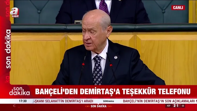 Bahçeli’den Demirtaş’a telefon!