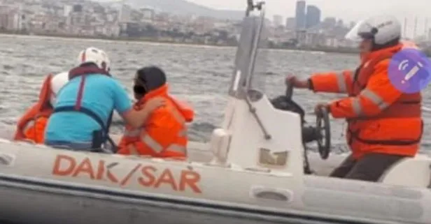 Son dakika: Bostancı’da panik anları! Denize atlayan kadın 2 bin 500 metre açıkta kurtarıldı