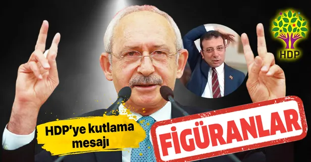 Kemal Kılıçdaroğlu ile Ekrem İmamoğlu HDP'nin 8. kuruluş yıl dönümünü kutladı