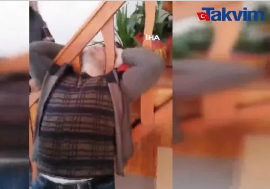 Rize'de kafası merdiven korkuluğuna sıkışan vatandaş gülümsetti-4