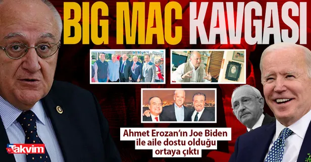 Ahmet Erozan'ın Kılıçdaroğlu’na "Hamburger yemeye gelmedik" göndermesi Joe Biden ile olan aile dostluğunu akıllara getirdi