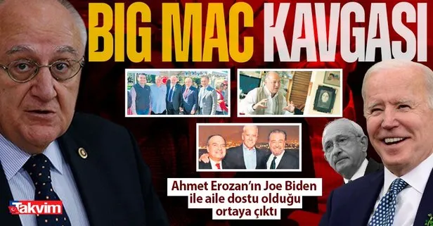 Ahmet Erozan’ın Kılıçdaroğlu’na Hamburger yemeye gelmedik göndermesi Joe Biden ile olan aile dostluğunu akıllara getirdi