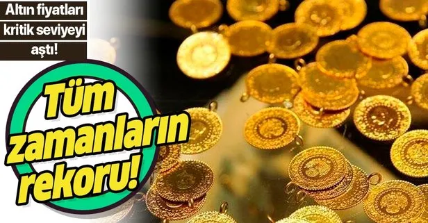 Altından tüm zamanların rekoru!